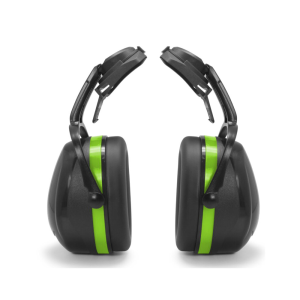 EARMUFF CAP-MOUNTED BLACK/GREEN FM-2E MATERIAL ABS