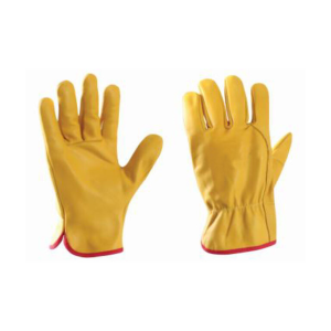 GLOVES DRIVER 4TIPS YELLOW LINED