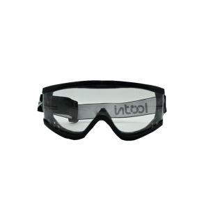 GLASSES ANTI-FOG CLEAR LENS, BLACK FRAME AND ELASTIC 5010C