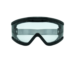 GLASSES ANTI-FOG CLEAR LENS, BLACK FRAME ELASTIC 4010C