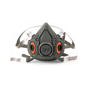 RESPIRATOR HALF FACE-PIECE REUSABLE. GRAY 3M 6200