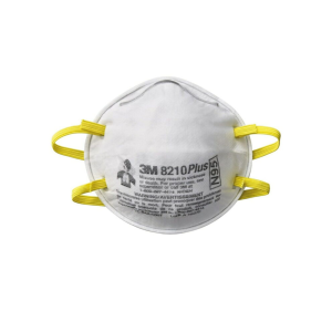 RESPIRATOR PARTICULATE N95 WHITE 3M 8210
